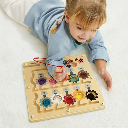 Magnetspiel Bienenfleiß – Motorikspiel mit Lernspaß