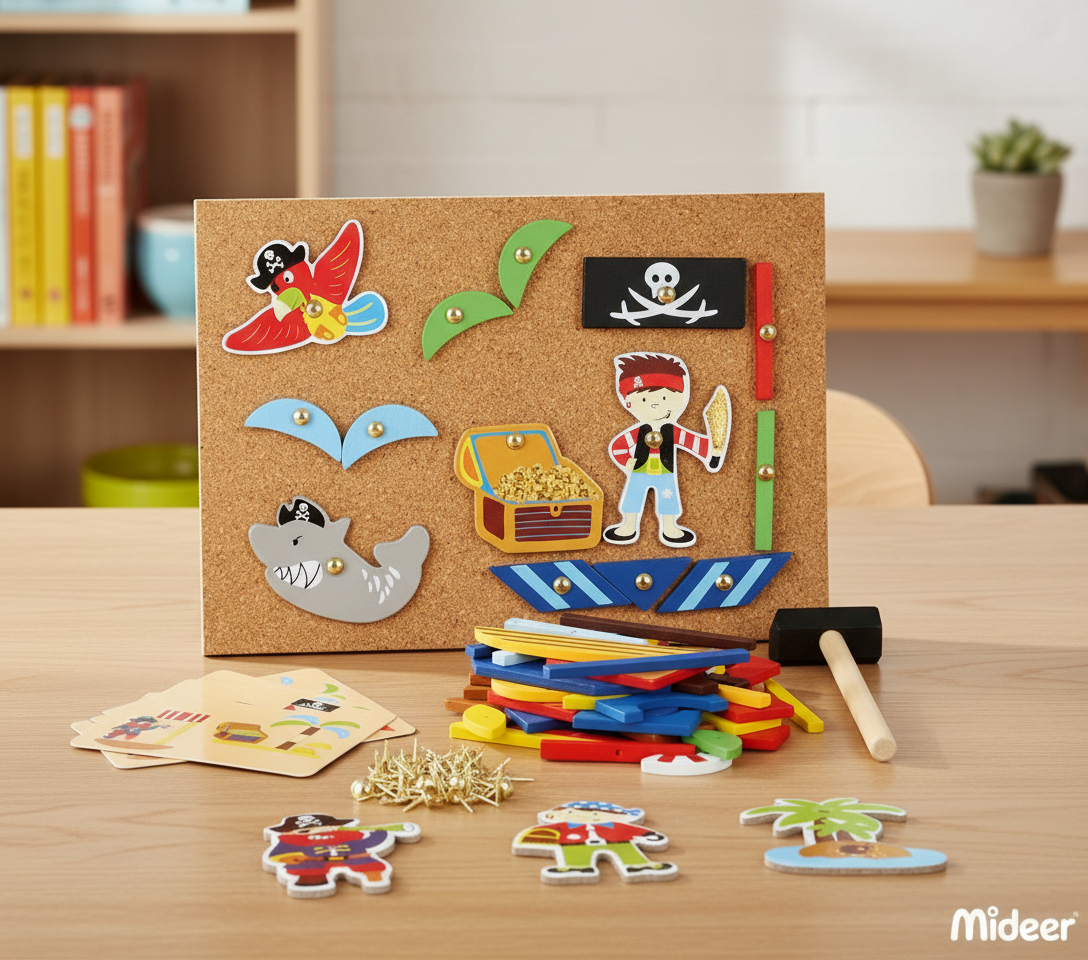 Hämmerchenspiel Pirat – Kreativer Bauspaß für kleine Seeräuber