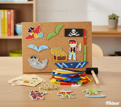 Hämmerchenspiel Pirat – Kreativer Bauspaß für kleine Seeräuber